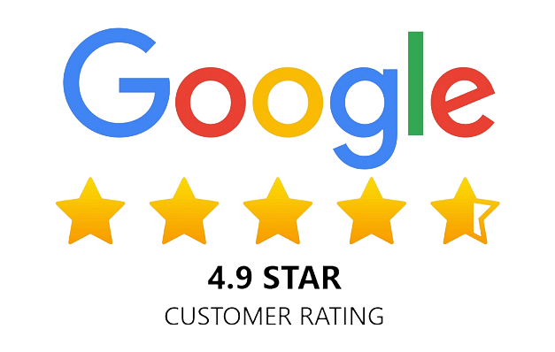 4.9 Star Review Icon